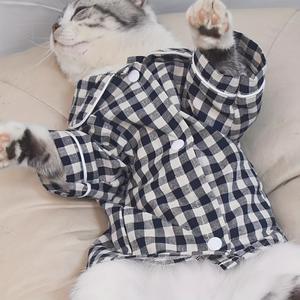 Nuevos pijamas <span class=keywords><strong>para</strong></span> perros y gatos <span class=keywords><strong>para</strong></span> el hogar: Estilos de primavera, verano y otoño. <span class=keywords><strong>Ropa</strong></span> <span class=keywords><strong>para</strong></span> perros pequeños <span class=keywords><strong>para</strong></span> Pugs y osos de peluche - Product Image 1