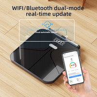 Machine de calcul de graisse corporelle Bmi Machine d'analyse de la composition corporelle Balance de poids intelligente 8 électrodes Connexion Wifi et Bluetooth