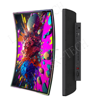 Moniteur à écran tactile incurvé Android OS 23.6 55 pouces 2K 4K C J S Curve pour les jeux publicitaires industriels