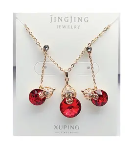 1069 XuPing jewelry s Fashion Classic Synthetic Crystal Set with high quality