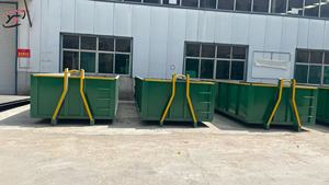 बड़े कचरा निपटान स्क्रैप कंटेनर हुक लिफ्ट बिन ट्रेलर बॉडी को डंपस्टर सस्ती कीमत पर बंद कर दिया गया - Product Image 5