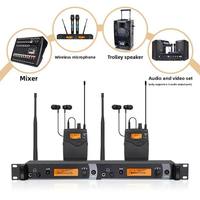 Système de monitoring intra-auriculaire sans fil BHA IEM2050 (lot de 10) pour scène, double canal UHF, garantie usine 12 ans, OEM/ODM, certifié CE/FCC disponible
