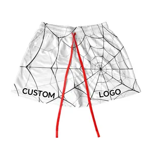 Commercio all'ingrosso Muay Thai spider sublimazione maglia sublimazione stampa da tennis produttore di alta qualità personalizzato traspirante pantaloncini da uomo