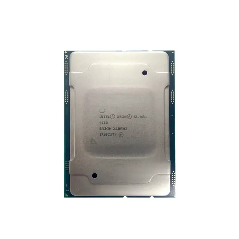 معالج Intel Xeon Silver 4110 (مساحة تخزين 11 ميجا 2.10 جيجاهيرتز) FC-LGA14B CD8067303561400 BX806734110 SR3GH Intel CoreCPU 4110