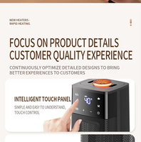 Nouveau type de chauffage humidificateur sur pied, radiateur domestique vertical, chauffage électrique rapide PTC