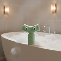 Machine à bulles de spa moderne autoportante facile à installer pour baignoire, crée des bulles apaisantes pour un massage relaxant à domicile