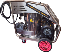 BOUNCHE 250Bar 15L/min 0 - 100 ℃   Nettoyeur haute pression à eau chaude diesel industriel