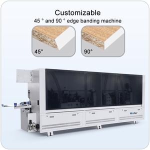 La Máquina de Enchapado de Cantos Totalmente Automática Woodfung MY10-2 Cuenta con Funciones de Biselado a 45 Grados y Encolado en Línea Recta. - Product Image 1