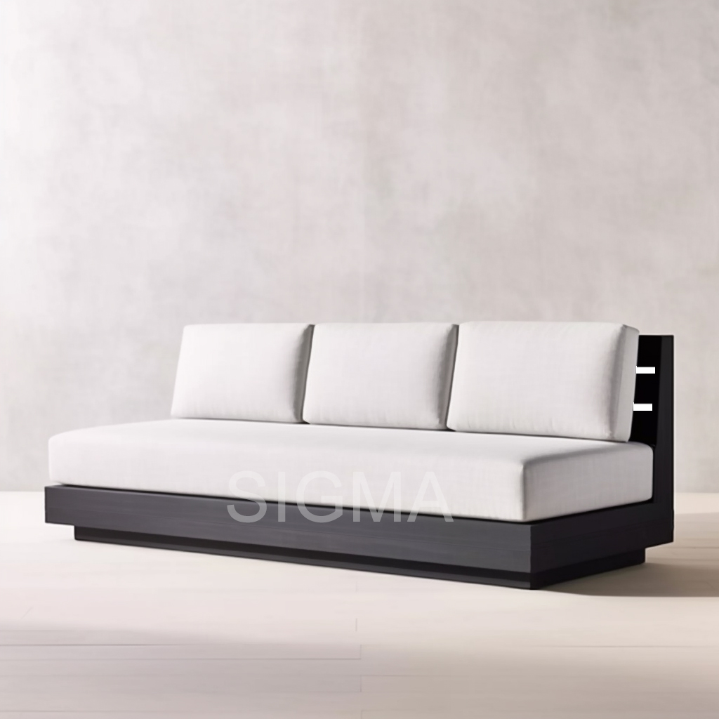 high quality new arrival customized outdoor sofa set patio furniture  aluminum garden sofa