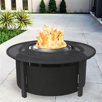 Japonais Rustique Rectangulaire MGO Yayi Fire Pit Sphere Carré Acier Rôtisserie Girafe Accessoires Chauffage Intérieur et Extérieur