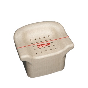 Chaise de toilette réglable en plastique pour personnes âgées et handicapées, pour la douche et le bain - Équipement de sécurité pour la salle de bain - Product Image 1
