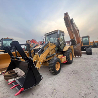 Tractor DE RUEDAS 4x4 usado con cargador y retroexcavadora Cargador de ruedas usado en venta en todo el mundo, con dos ruedas a la venta