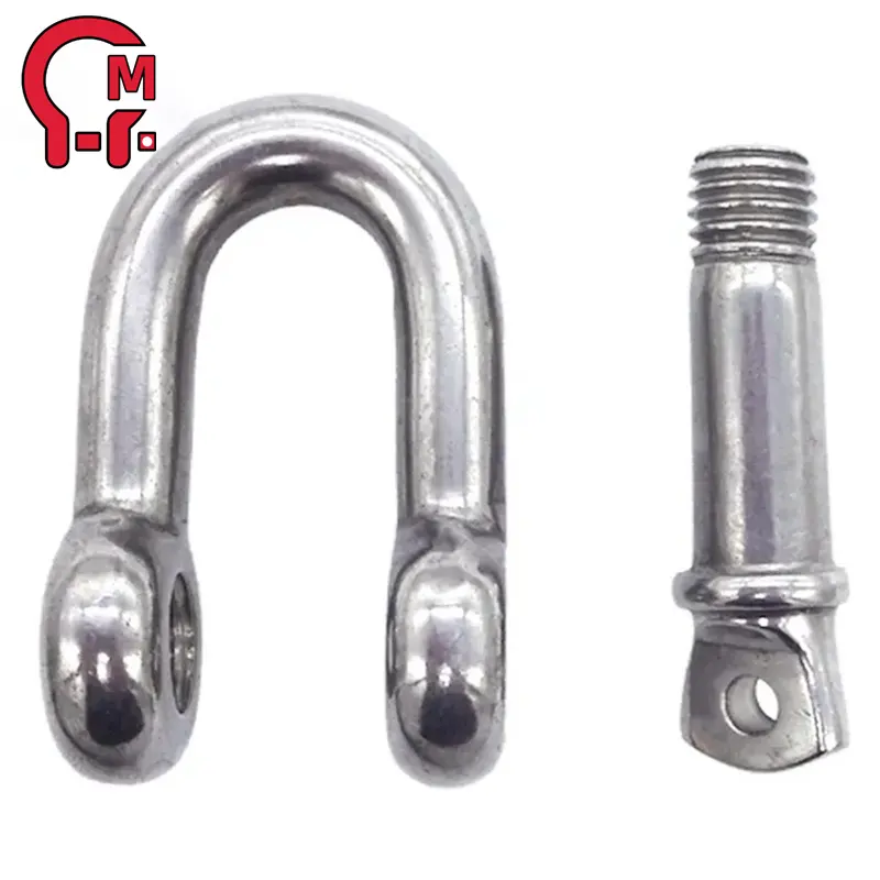 HLM aço carbono g210 parafuso pin d manilha arco manilha spray plástico arco manilha 1/2"