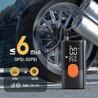 Hot-Selling 150psi Portable Sans Fil Pompe À Air De Voiture Smart Gonfleur De Pneu Électrique ABS 150psi Boîte De Pression D'air pour Vélo Tout-Terrain
