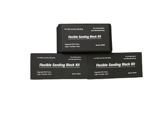 Kit di Blocchi Abrasivi in EVA Neri <span class=keywords><strong>per</strong></span> Carteggiatura a Umido o a Secco, <span class=keywords><strong>per</strong></span> <span class=keywords><strong>Carrozzeria</strong></span> Auto, Lavorazione del Legno, Settore Automobilistico, Ecologico - Product Image 5