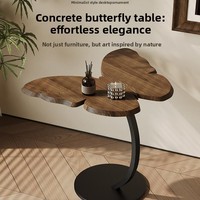 Table d'appoint papillon, petite table basse, table d'angle pour salon, table de chevet moderne, créative, simple, minimaliste pour chambre à coucher