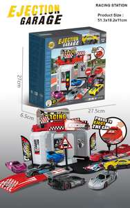 Jouets <span class=keywords><strong>de</strong></span> <span class=keywords><strong>jeu</strong></span> <span class=keywords><strong>de</strong></span> garage à éjection EPT incroyables, ensembles <span class=keywords><strong>de</strong></span> parkings, rangement, voitures miniatures à roues libres - Product Image 3