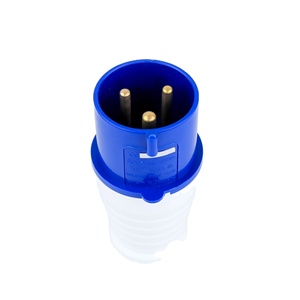 Tipo 023 Ip44 220v-250v 2P + E 6h 3 Pin 32 Amp spina industriale - Product Image 1