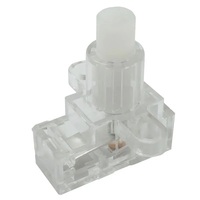 Interrupteur à bouton-poussoir auto-bloquant à verrouillage, étanche IP65, électronique, en plastique, haute intensité 3A, vente chaude