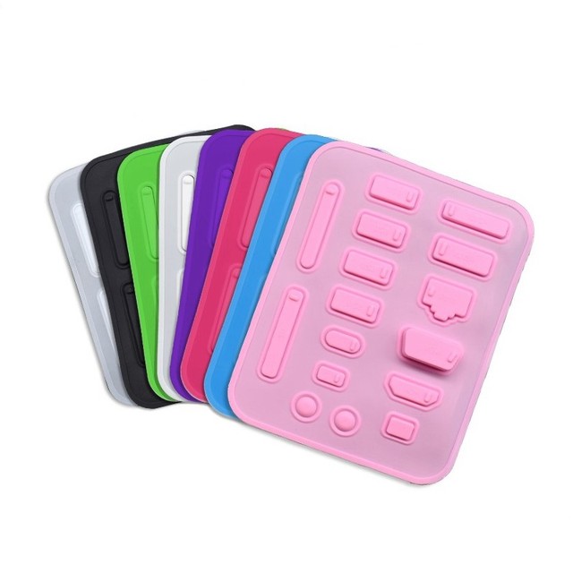 Wholesale 16pcs Colorful Silicone Plug Cover Dust Plug Dustproof USB Dust Covers Plug for Laptop Computer