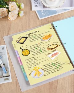 <strong>Binder</strong> <strong>Dividers</strong> 5 Tabs 3 Hole Punch for 3 Ring <strong>Binder</strong> Letter Size Durable Index <strong>Dividers</strong> A6 A4 A5 Custom <strong>Binder</strong> - Product Image 6