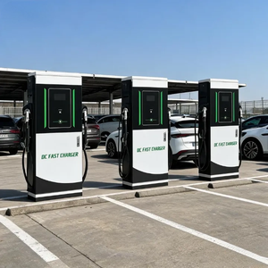 Borne <span class=keywords><strong>de</strong></span> recharge verticale commerciale pour véhicules électriques, 80 kW, double pistolet, avec paiement par code QR et <span class=keywords><strong>calcul</strong></span> automatique du facturage - Product Image 1