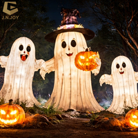 Lanterne décorative LED personnalisée en forme d'araignée pour Halloween, idéale pour les projets de tourisme culturel et les événements de parcs