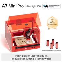 A7 MINI PRO, Máquina de Grabado Láser de Metal Más Económica, Nueva Grabadora Láser para Cuero, Plástico, Acero Inoxidable y Aluminio