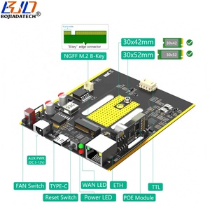 RM530N-GL RM520N-GL M.2 5g mô-đun để PoE RJ45 cổng mạng LAN <span class=keywords><strong>Adapter</strong></span> <span class=keywords><strong>Dual</strong></span> <span class=keywords><strong>Sim</strong></span> khe cắm thẻ 4 anten bảo vệ trường hợp & Fan - Product Image 3