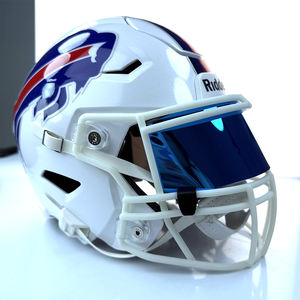 Clips para Cascos MIDI con Tornillos y Tuercas de Metal Cromado, Fáciles de Instalar para Cascos de Fútbol Americano - Product Image 3