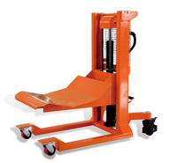 Chariot élévateur manuel hydraulique à rouleaux avec pompe à pied, capacité de charge 1 tonne, modèle HGTP.LT TS-R, table 800x1500mm personnalisable