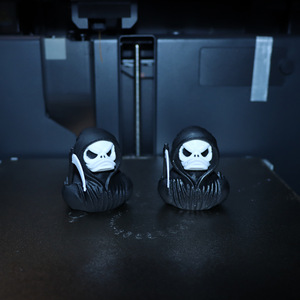 Adorno de Halloween con forma de pato Grim Reaper, decoración con forma de animal impresa en 3D, regalo para adultos - Product Image 3
