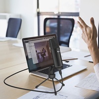 Für K730 USB-Kondensatormikrofon – Geräuschunterdrückend, tragbar, leicht für Studioaufnahmen, Youtuber, Livestream, Desktop-Nutzung