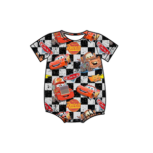 Tutina Unisex per Neonati in Bambù con Stampa, Nuovo Design di Alta Qualità, Tutina a Maniche Corte con Bottoni, <span class=keywords><strong>Body</strong></span> Comodo - Product Image 5