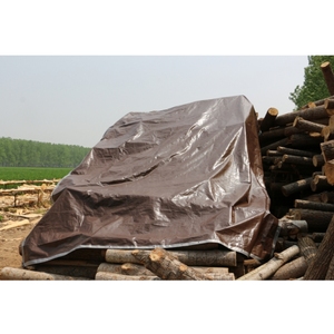 Bâche imperméable en <span class=keywords><strong>bois</strong></span> PE pour auvent extérieur, bâche enduite de HDPE - Product Image 3