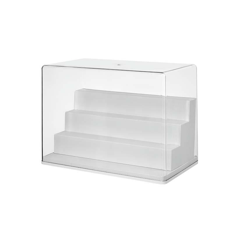 Caja de almacenamiento de moda blanca con pasos
