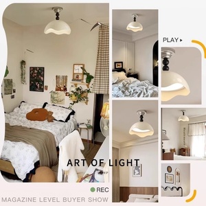 Lámpara de <span class=keywords><strong>techo</strong></span> LED Advanced Sense Master Girls, estilo moderno de cáscara de huevo para dormitorio y sala de estar con protección ocular Ins AC - Product Image 3