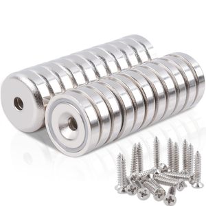 Aimants en pot de terre rare de 0,63 pouce de diamètre, aimants de montage utilisés dans les garages, cuisines, lieux de travail, et comme aimants <span class=keywords><strong>pour</strong></span> armoires - Product Image 1