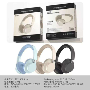 Auriculares Inalámbricos Plegables con Cancelación de Ruido Activa (ANC), Compatibles con Tarjeta TF, Bluetooth, Auriculares Supraaurales con Bajos Profundos, Auriculares para Juegos - Product Image 3