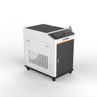 Nouvelle machine de soudage laser à fibre portative 4 en 1, 1500-3000W, nettoyage, découpe, alimentation automatique du fil, refroidissement par eau, facile à utiliser