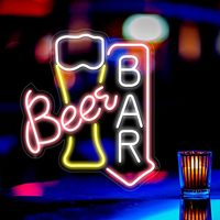 Enseigne au néon LED personnalisée à intensité variable pour restaurant, boutique ou commerce, logo d'entreprise personnalisé, design de logo publicitaire pour barbecue, décoration, lumières au néon LED
