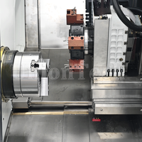 Controlador Syntec para Torno CNC de Torneado y Fresado TCK56 con Eje Y BMT55, Herramienta Motorizada, Certificado CE