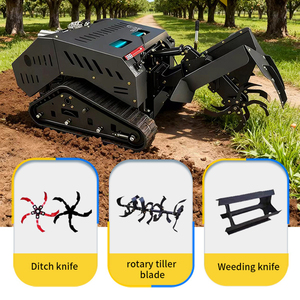 Nueva Motocultora Rotativa Diésel Multifunción, Microcultivadora, Máquina para Zanjado y Escarificación, Control Remoto, Componente Central del Motor - Product Image 4