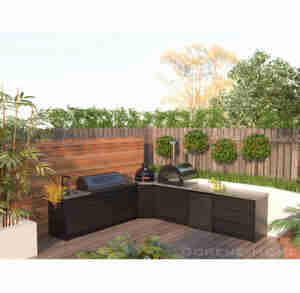 2026 Dorene unità High-End Compact & Mobile <span class=keywords><strong>cucina</strong></span> esterna con barbecue Grill e piccolo lavello - Product Image 4