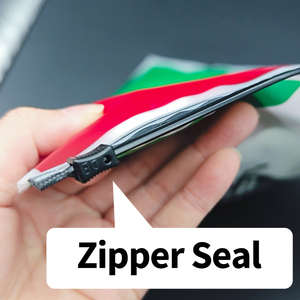 Tùy chỉnh nhiều màu Frosted Zip khóa túi nhựa phân hủy sinh học quần áo đóng gói cho vớ dây kéo Frosted bao bì túi - Product Image 2