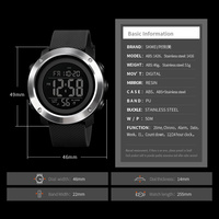 Jam Tangan Sport Digital Skmei 1426/1416 Pria Wanita Laris Manis, Tahan Air 50m, Layar LCD, Gesper, Fungsi Stopwatch, Tampilan Tanggal & Hari