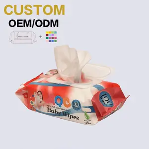 AQC OEM ODM Wholesale Water Organic Baby Wet Wipes Soft Natural Baby Water Wipes For Baby Mother Care