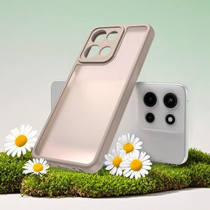 Custodia per telefono spazzolata Semi-satinata per Motorola Moto G Power <span class=keywords><strong>G100</strong></span> Pro G86 Power G86 TPU + Matte PC flessibile-premere il pulsante - Product Image 3