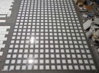 Conception classique de carreaux de marbre en damier noir et blanc 24 "x 24" pour carreaux de sol