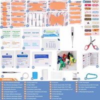 Sac à bandoulière d'urgence Kebon, sac à dos de sécurité coloré à motif de dessin animé mignon, trousse de premiers soins pour enfants, 3L, outils de randonnée approuvés par les parents